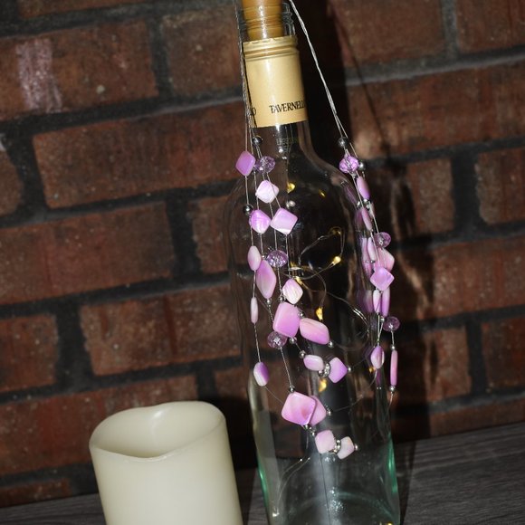 Multi-strand purple necklace - Picture 3 of 4